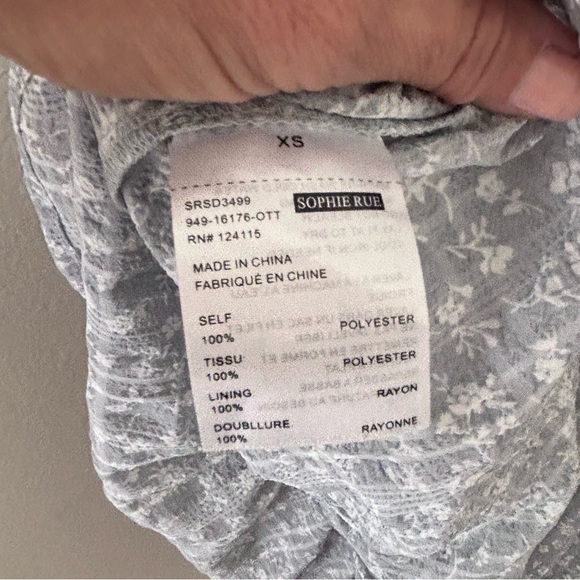 Rue Sophie Sexy and Sweet Light Blue Floral Sundress - Picture 7 of 7